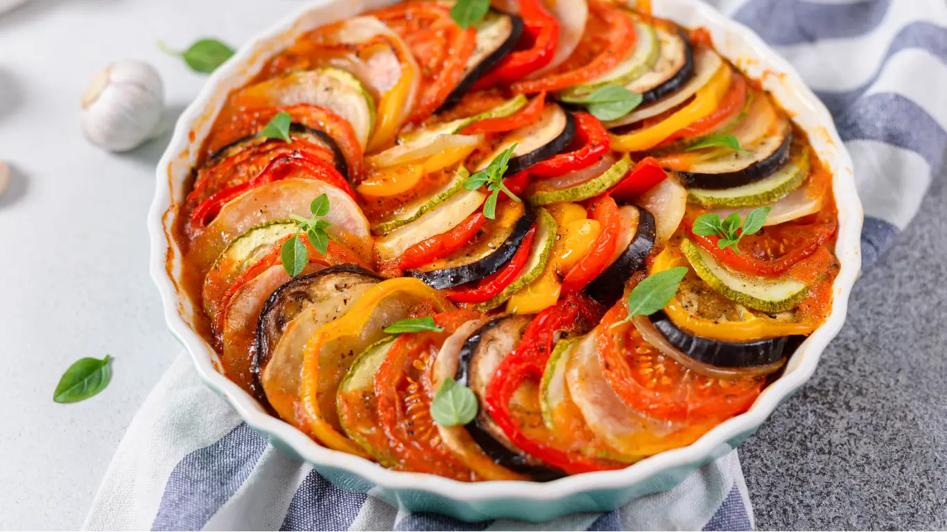 Ratatouille recept met gegrilde groente