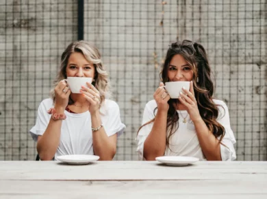 Goed gesprek over koffie